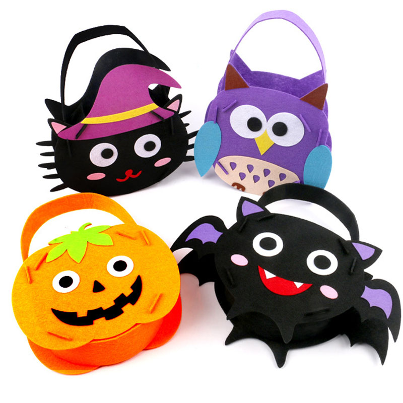 Art Craft Halloween Preschool - Jouet en feutre tissé pour enfants,