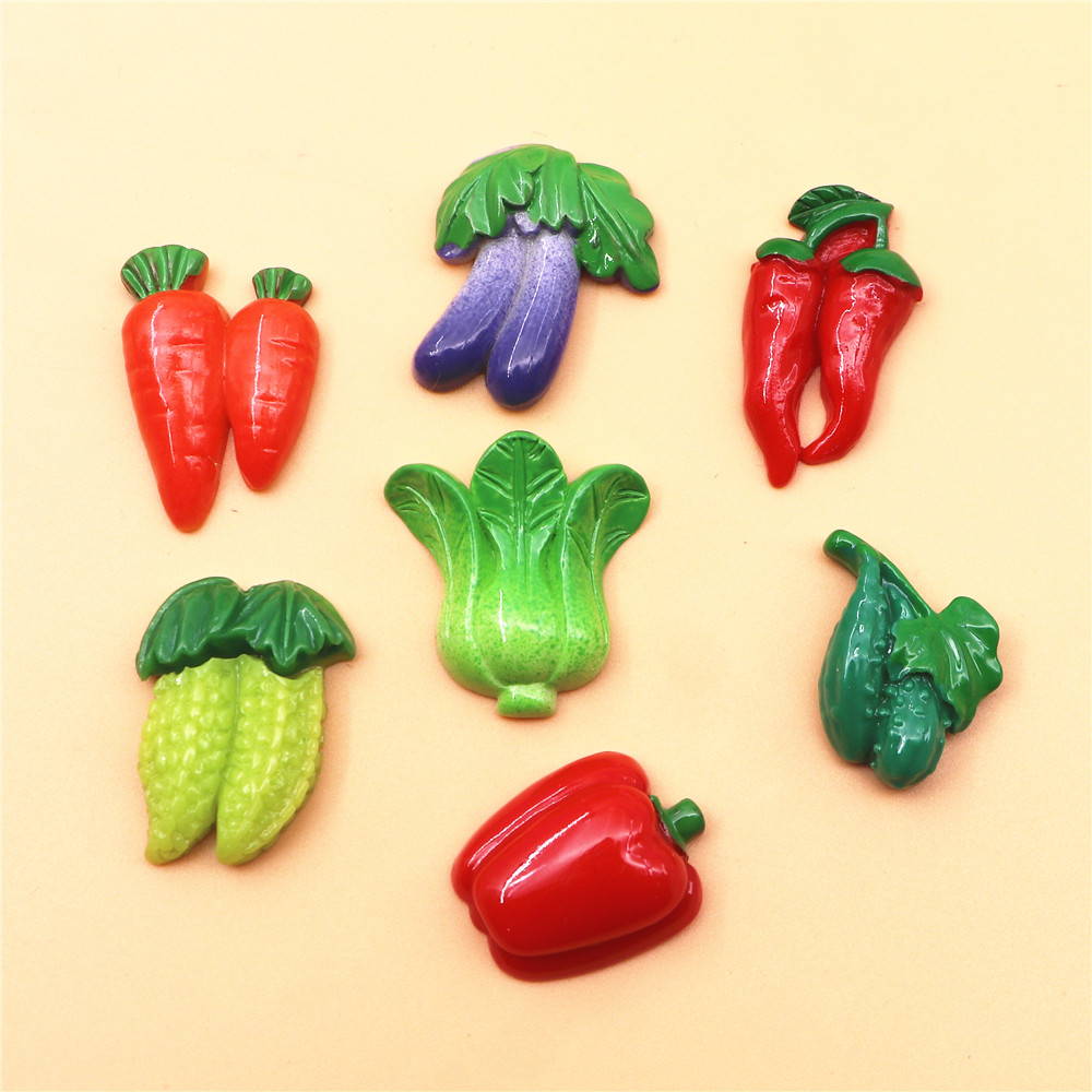Art And Craft Vegetable - Cabochons miniatures en résine, 10 pièces,