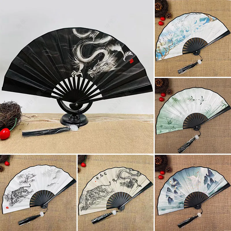Art Craft And Cloth - InjFolding Fan avec pompon, danse féminine