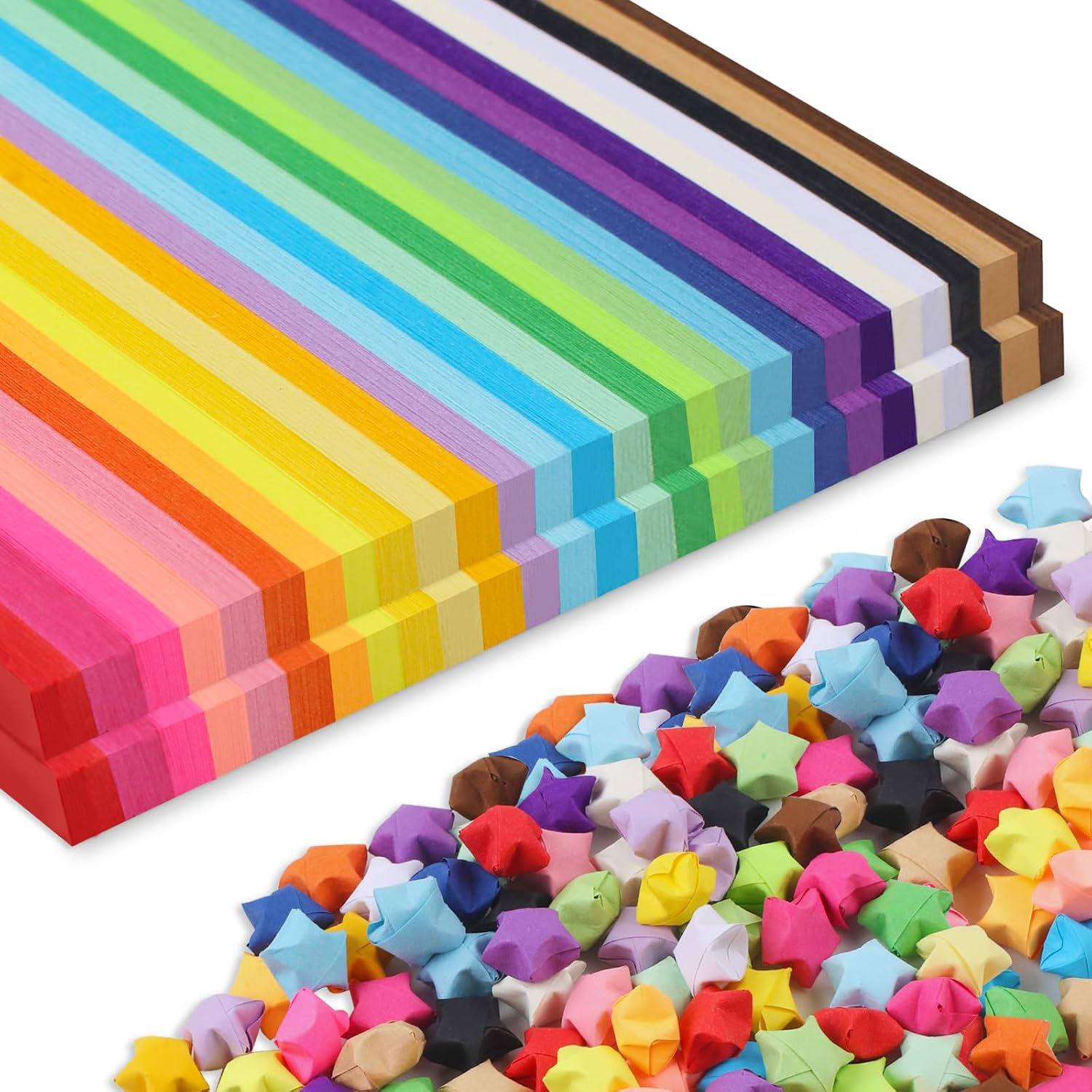 Art Craft In Paper - 1080/2160 feuilles de papier origami pour