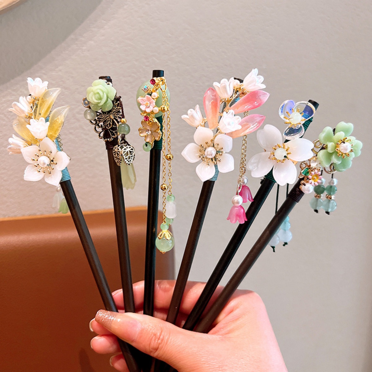 Art Craft Shop - Épingle à cheveux en bois avec