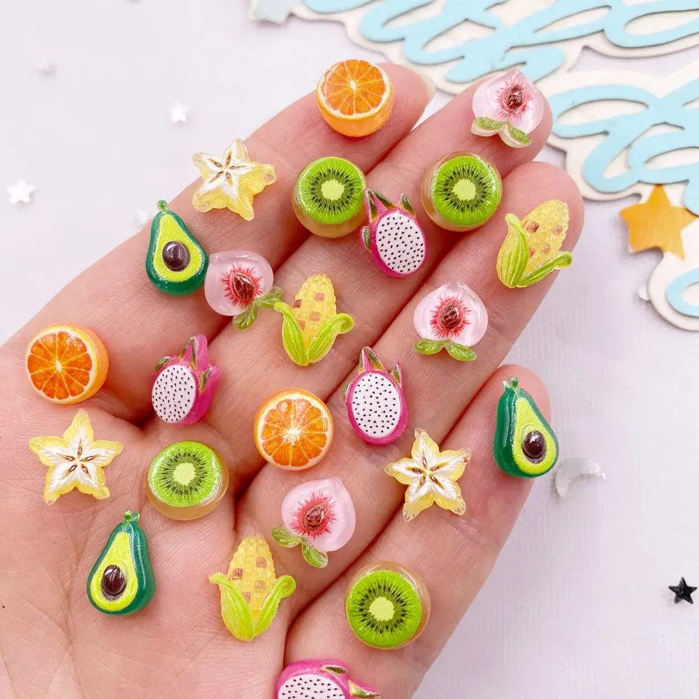 Art And Craft Vegetable - Mini Strass Colorés Mignons en Résine