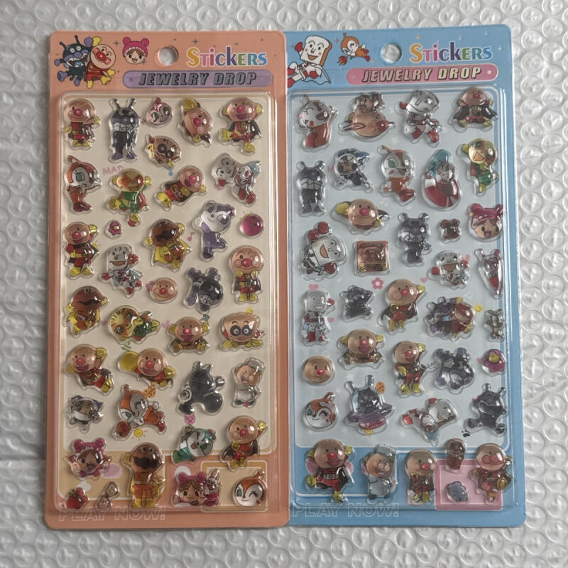 Artwork Craft - Autocollant 3D en relief Kawaii Anpanman,