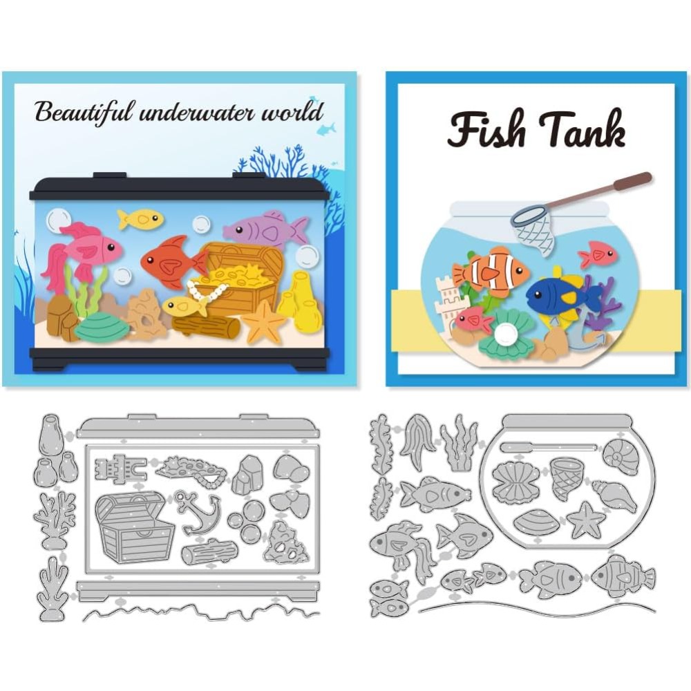 Matrices de découpe d'aquarium - Artwork Craft avis et prix