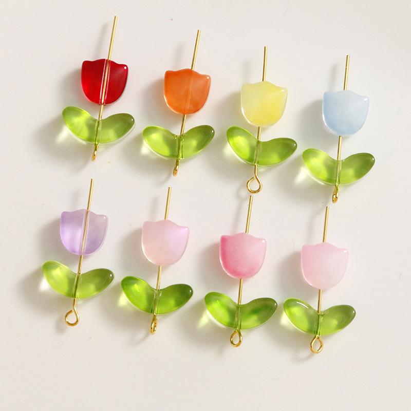 Perles de verre multicolores L - Art Craft Flower Making avis et prix