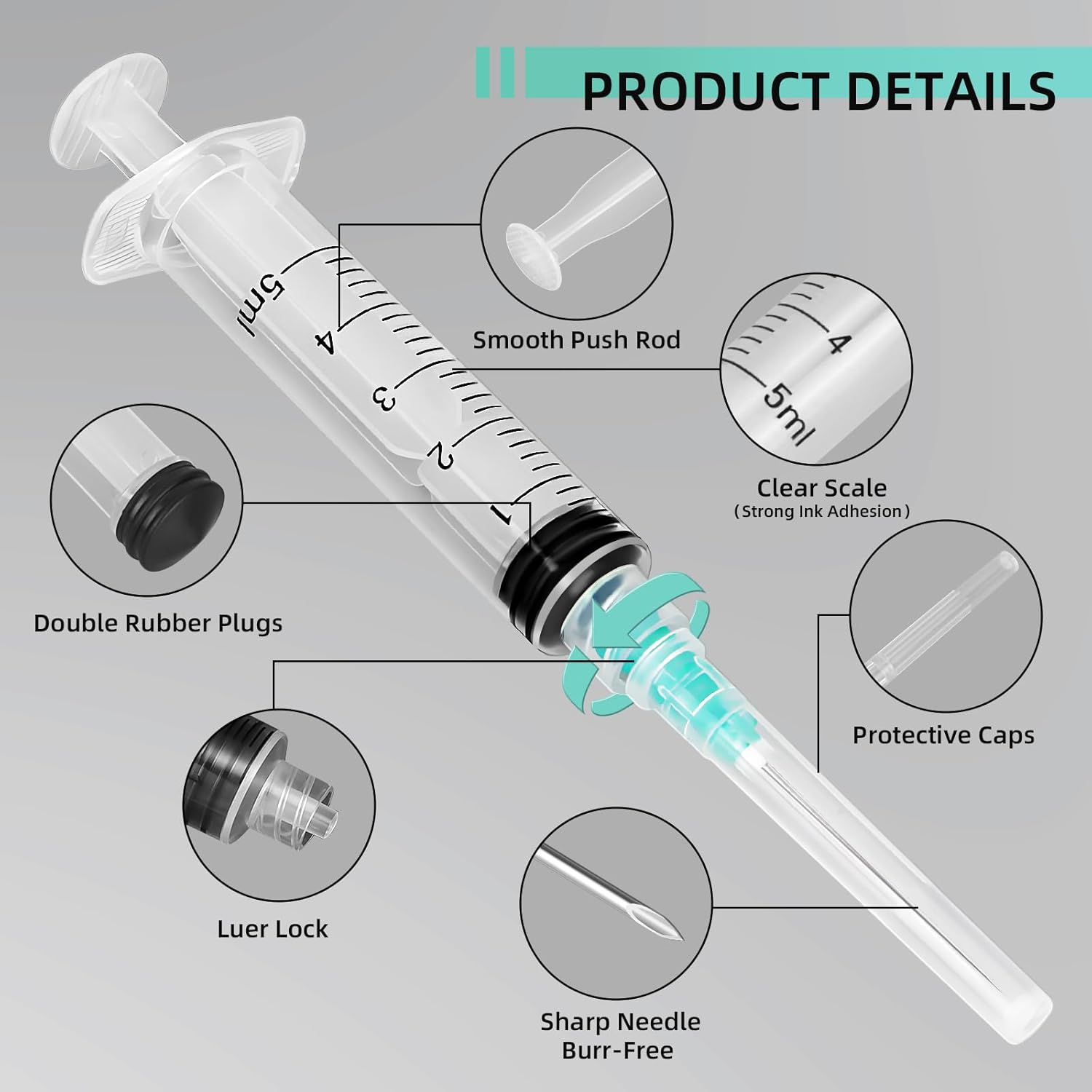 Seringue Luer Lock de 5 ml, ad - Art Craft Shop avis et prix