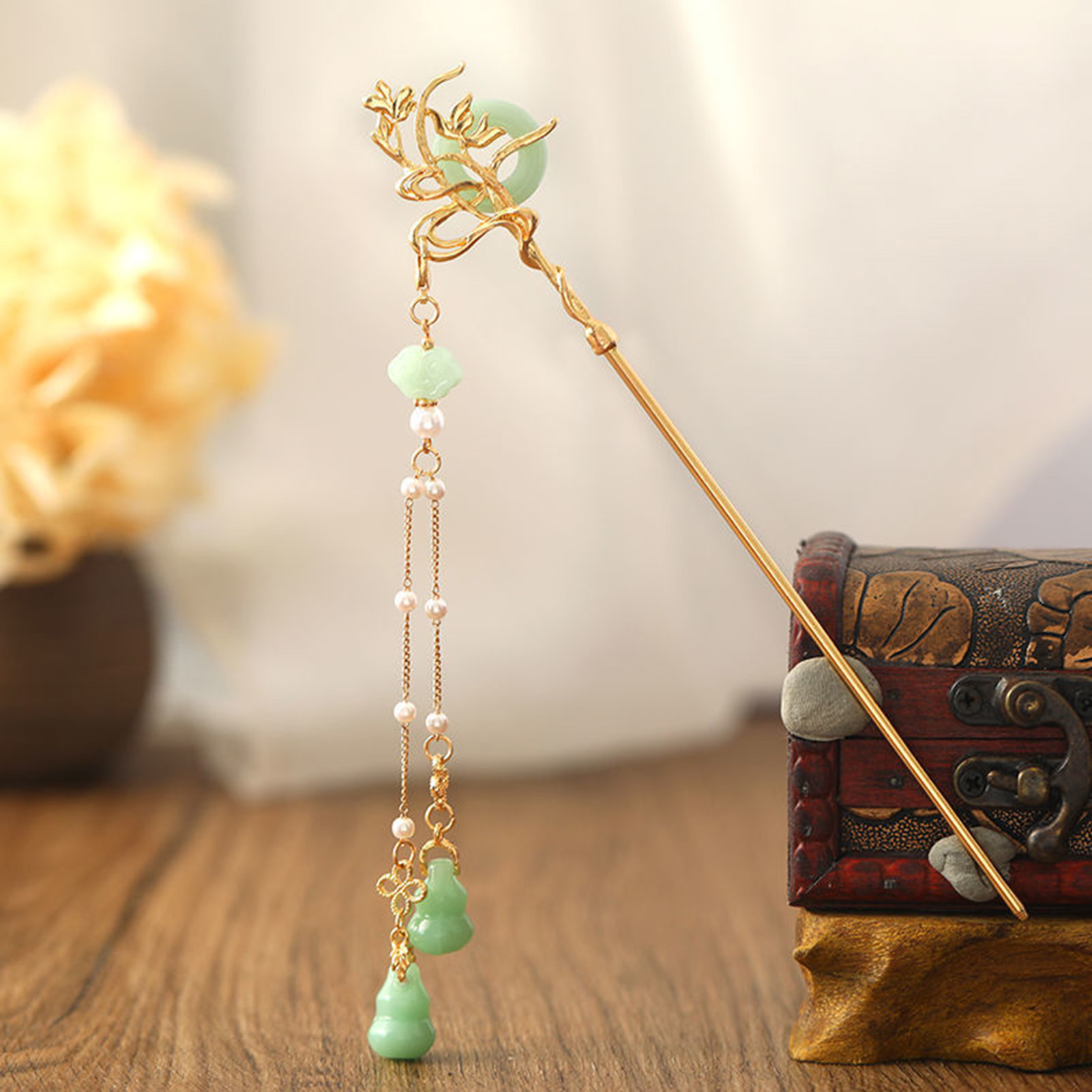 Épingle à cheveux en verre de  - Art Craft Shop avis et prix