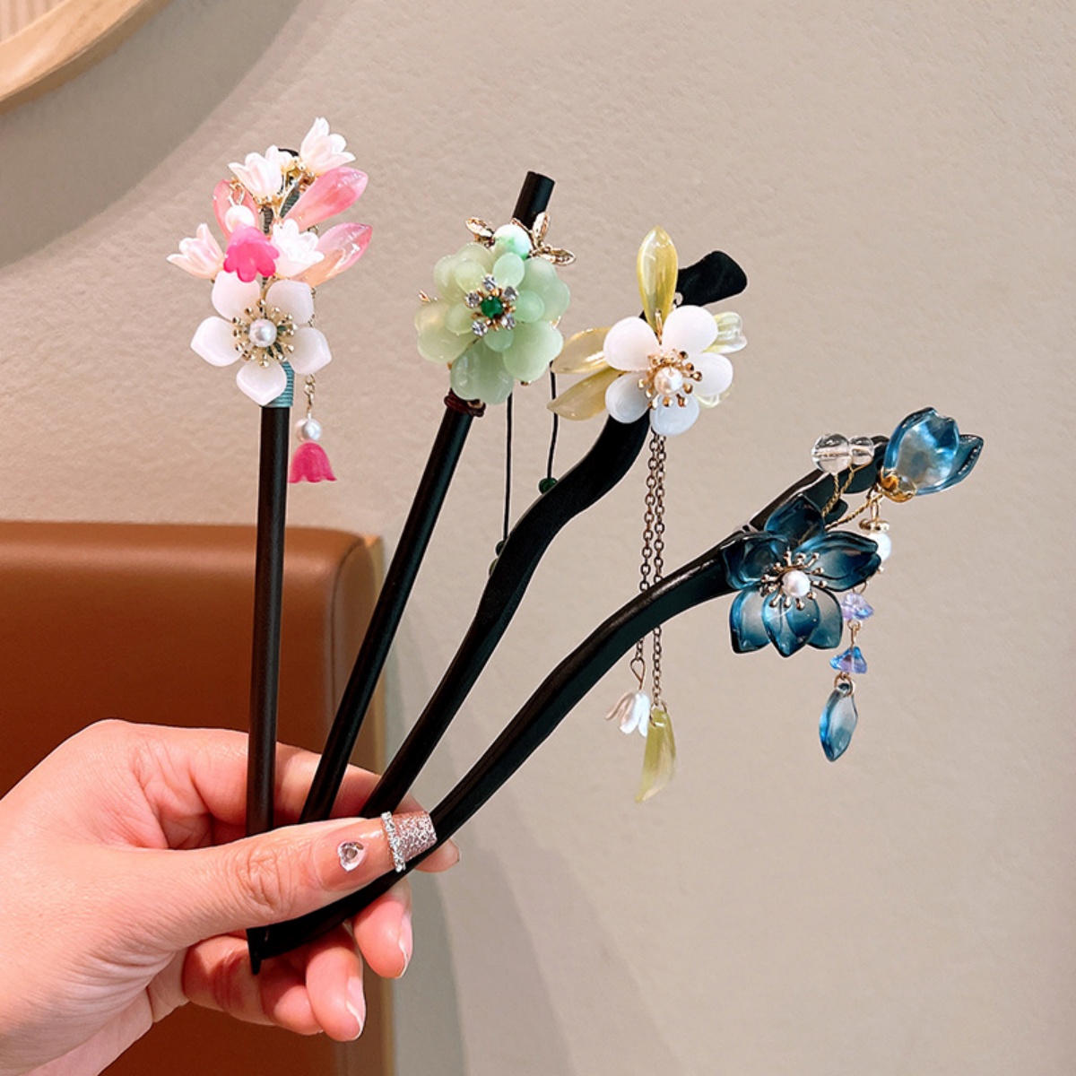 Épingle à cheveux en bois avec - Art Craft Shop avis et prix