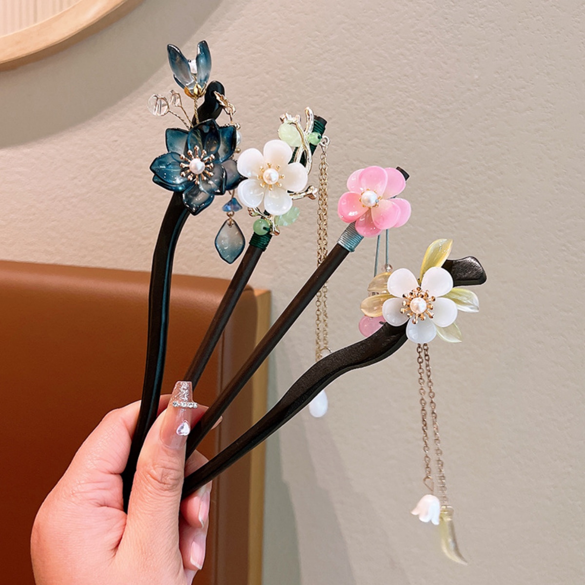 Épingle à cheveux en bois avec - Art Craft Shop avis et prix