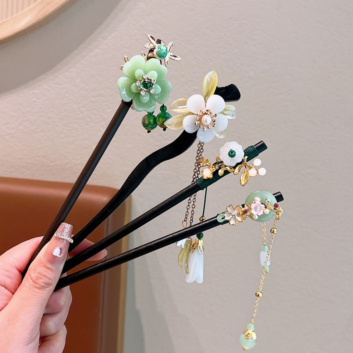Épingle à cheveux en bois avec - Art Craft Shop avis et prix
